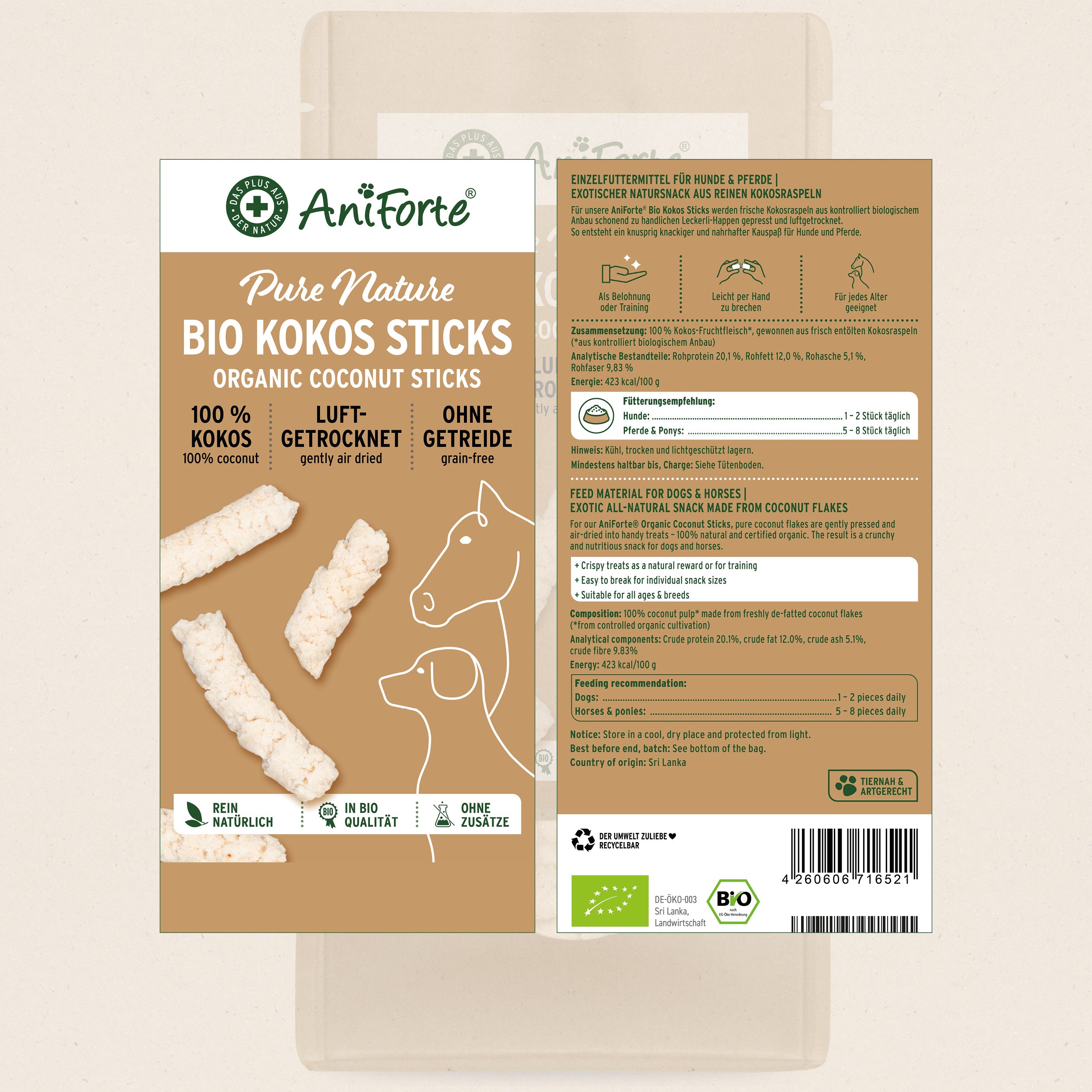 BIO Kokos-Sticks