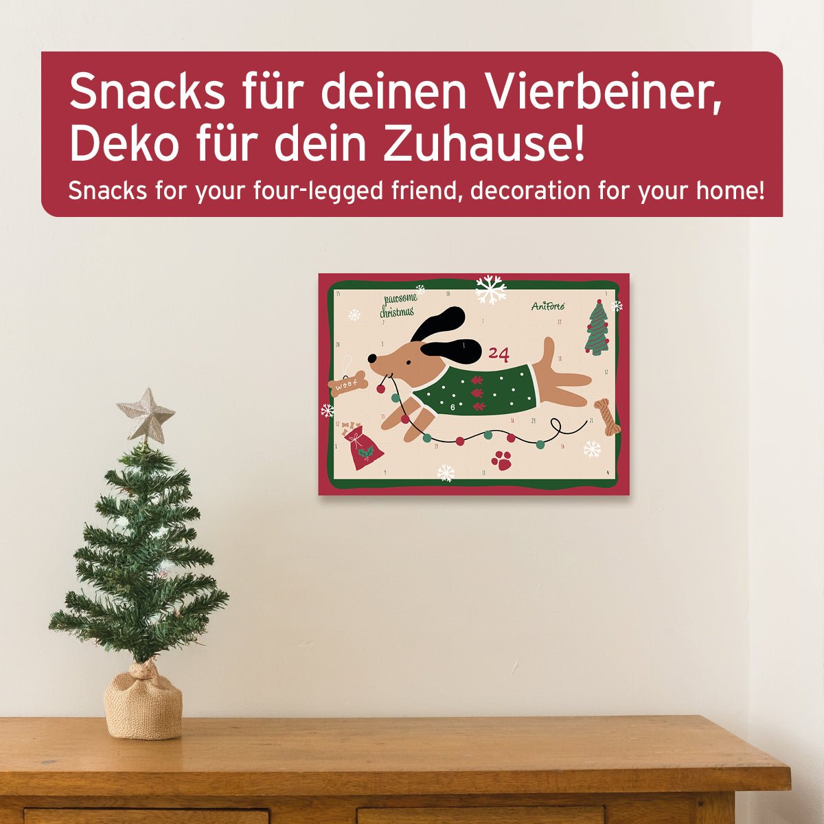 Adventskalender 2024 für Hunde - AniForte