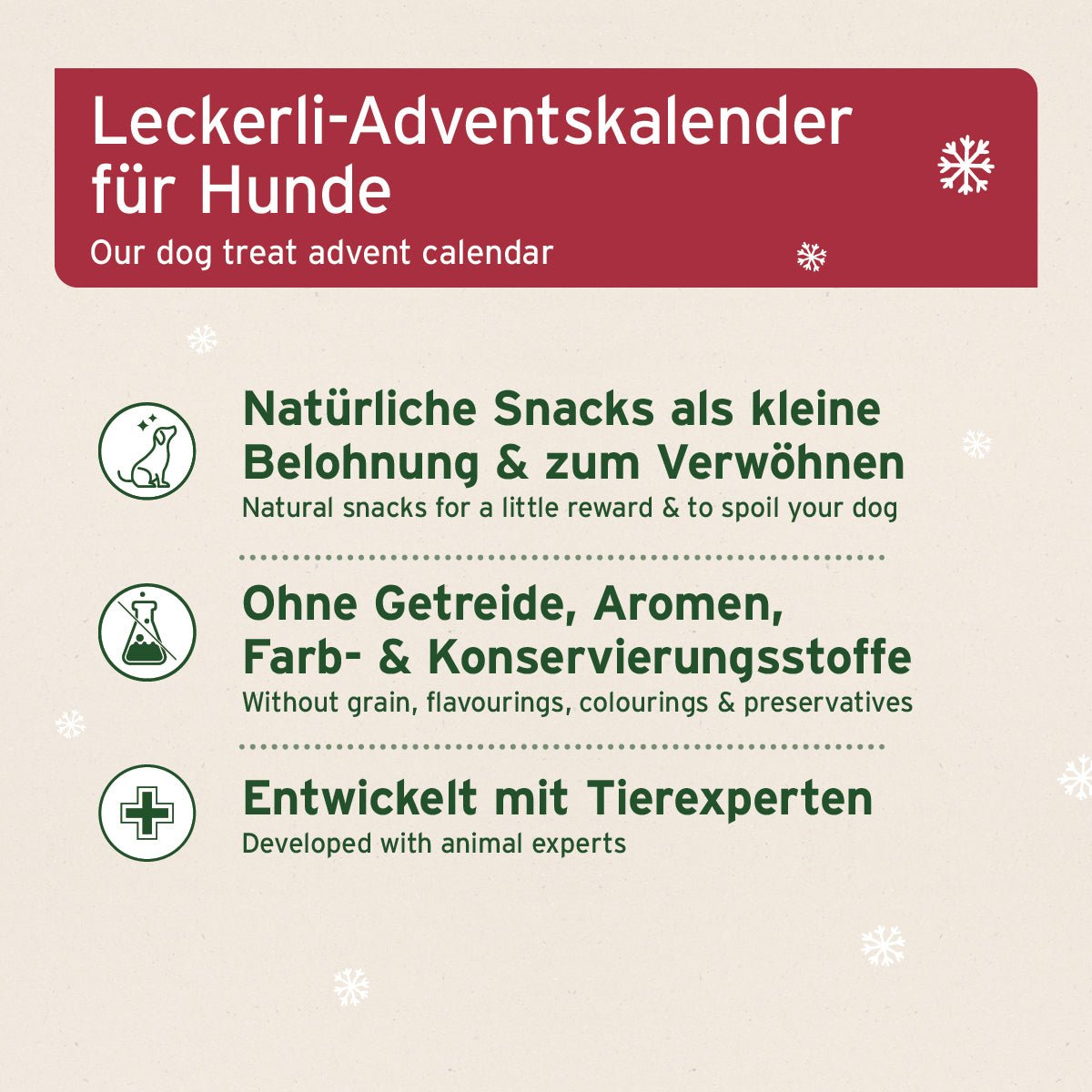 Adventskalender 2024 für Hunde - AniForte