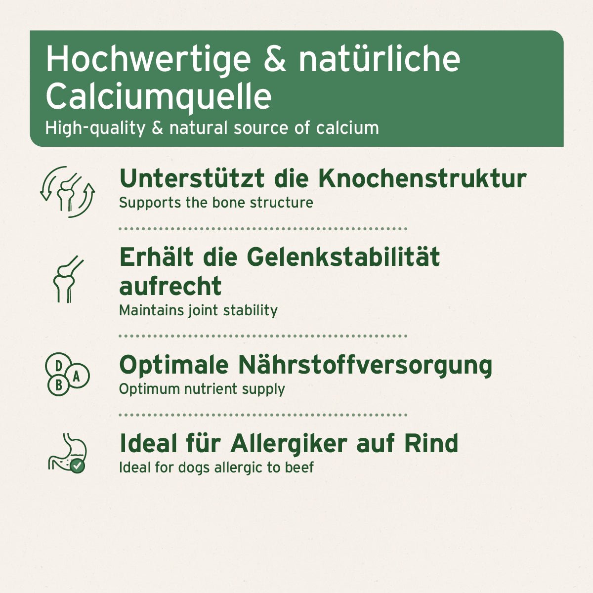 BARF - Line Gemahlene Knochen vom Pferd - AniForte