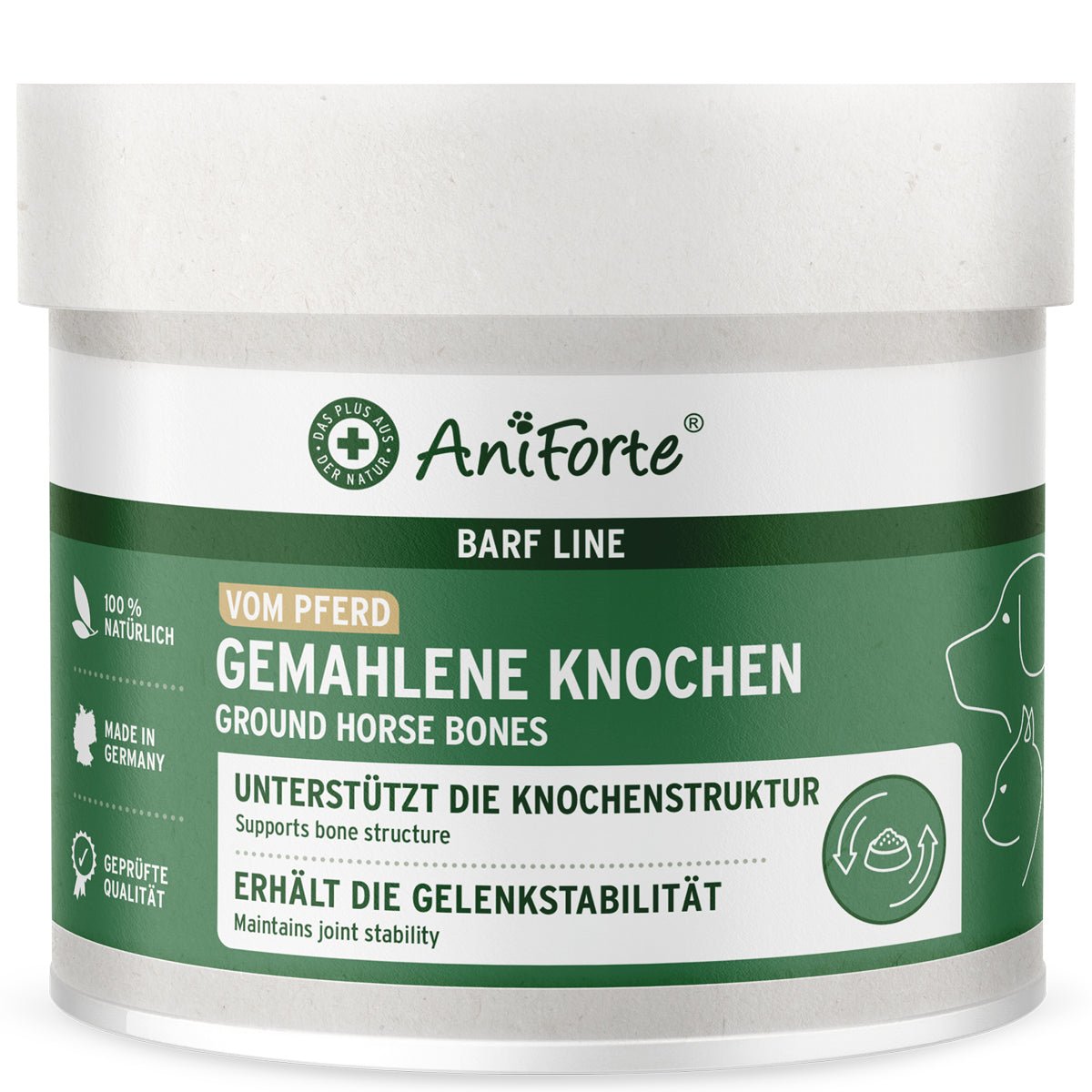 BARF - Line Gemahlene Knochen vom Pferd - AniForte