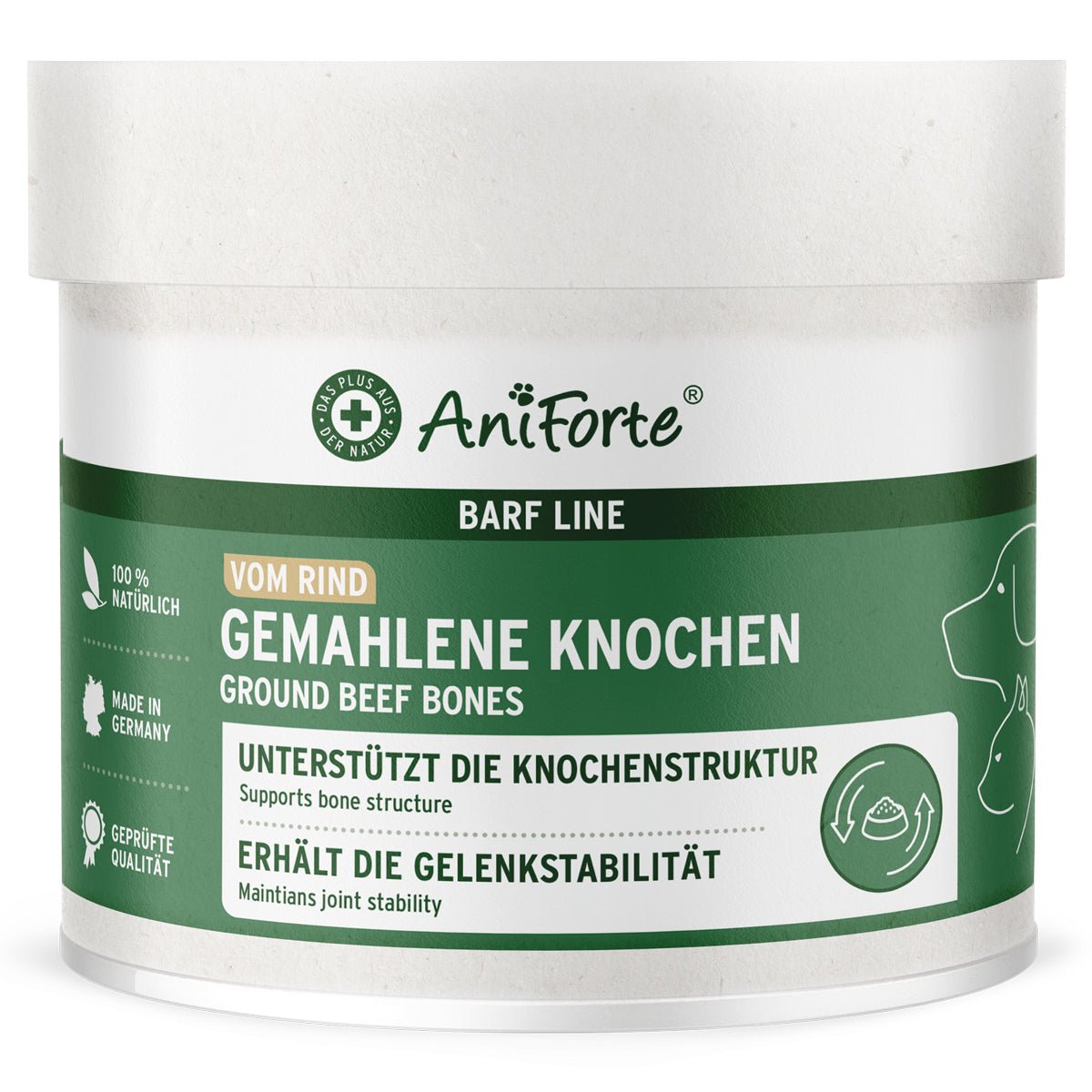 BARF - Line Gemahlene Knochen vom Rind - AniForte