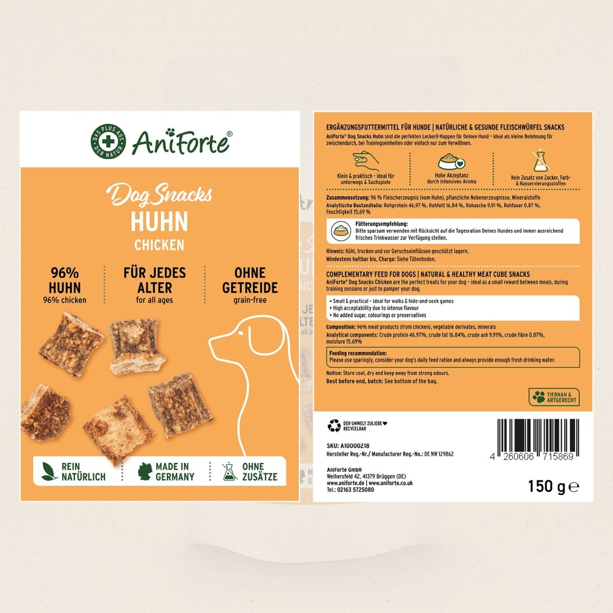 Dog Snacks Huhn - AniForte