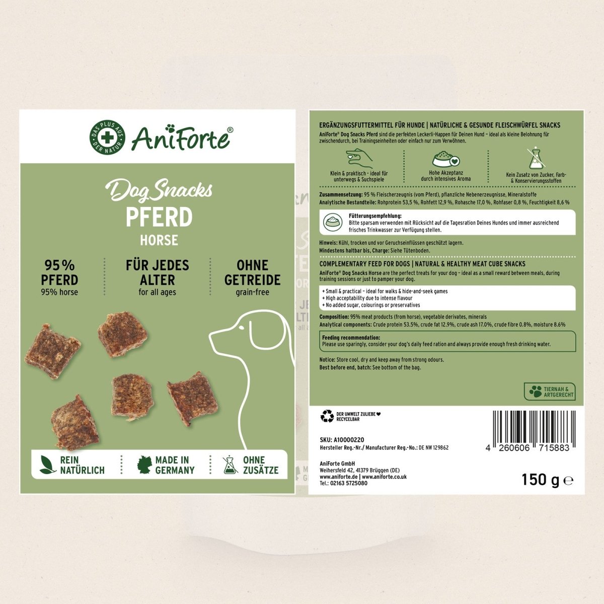 Dog Snacks Pferd - AniForte