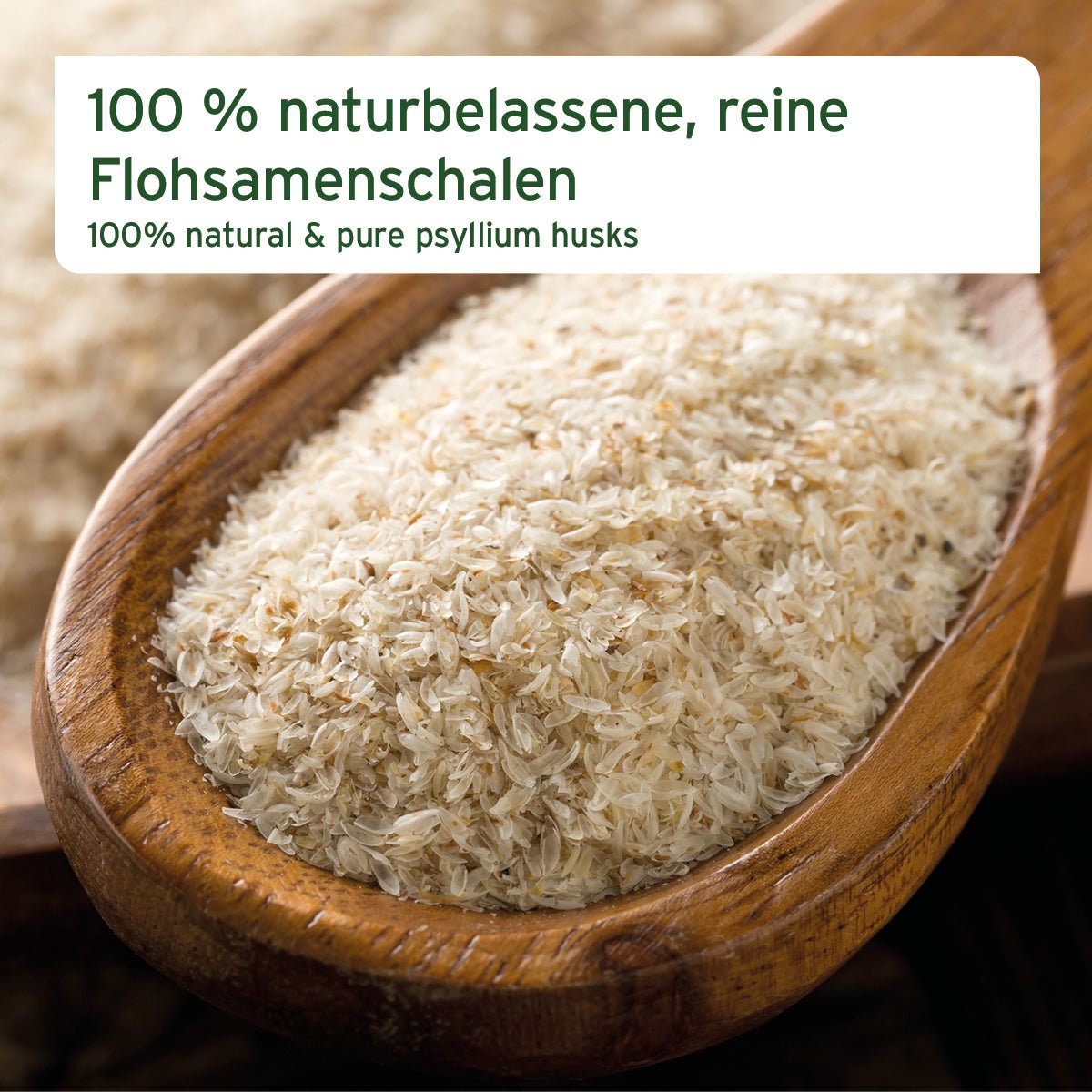 Flohsamenschalen von AniForte sind 100% naturbelassen und rein