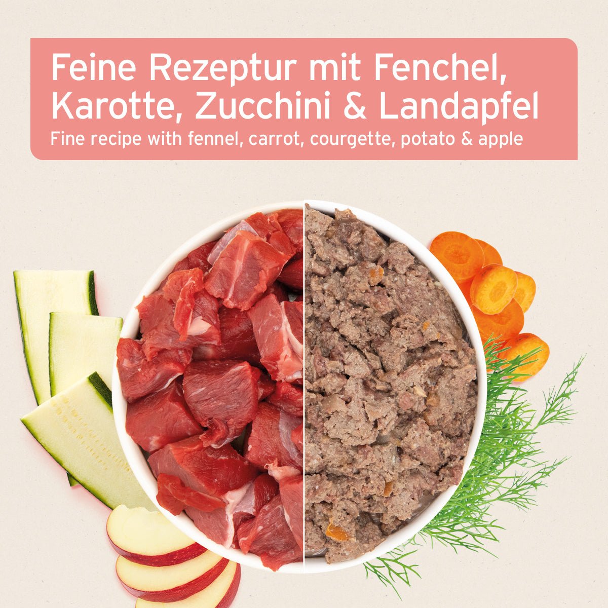 Nassfutter CountryBeef – "Rind mit Karotte" - AniForte