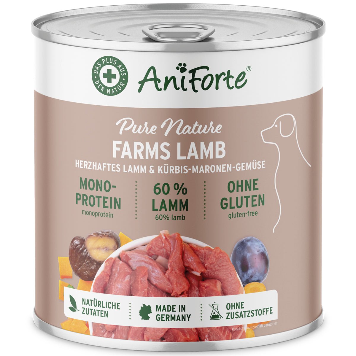 Nassfutter FarmsLamb – "Lamm mit Kürbis" - AniForte