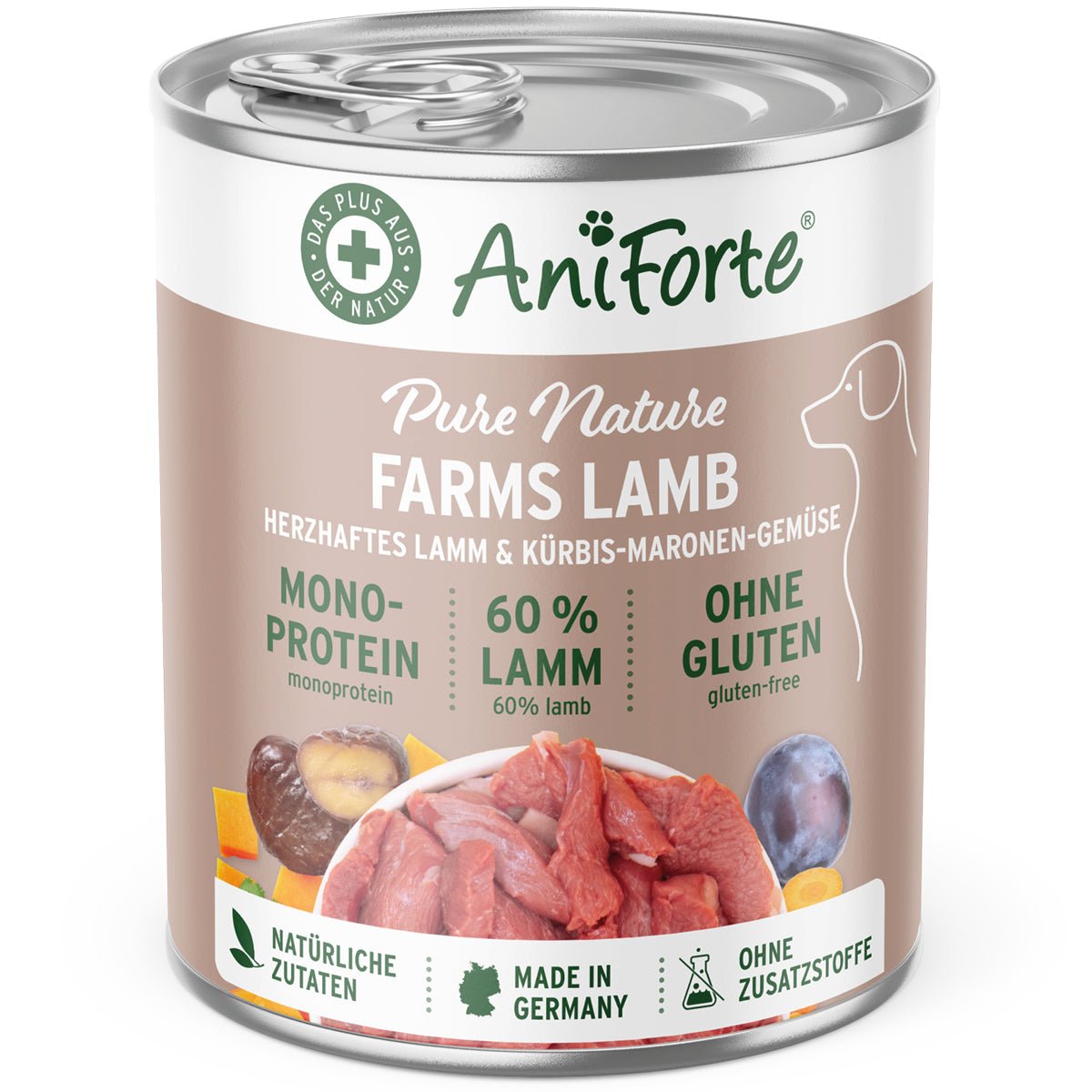 Nassfutter FarmsLamb – "Lamm mit Kürbis" - AniForte