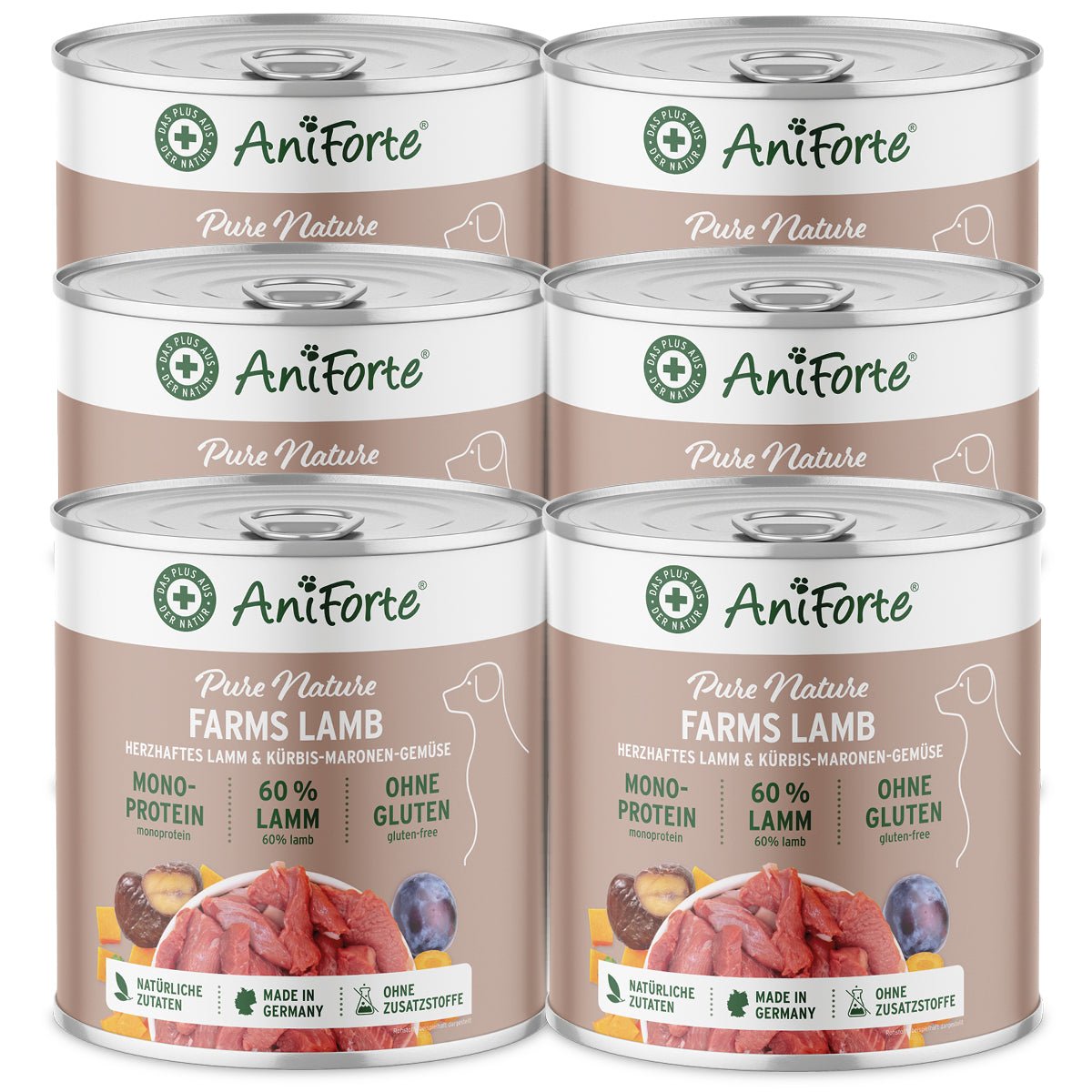 Nassfutter FarmsLamb – "Lamm mit Kürbis" - AniForte