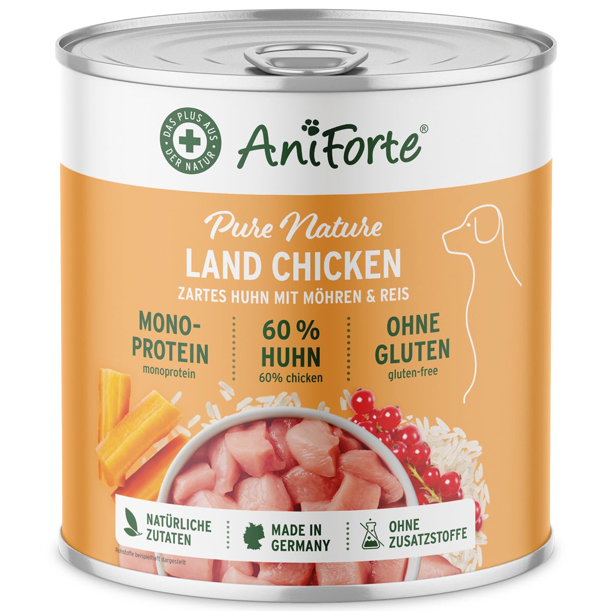 Nassfutter LandChicken – "Huhn mit Möhren" - AniForte