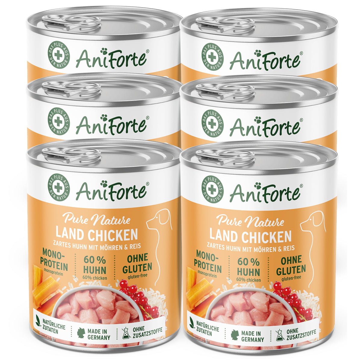 Nassfutter LandChicken – "Huhn mit Möhren" - AniForte