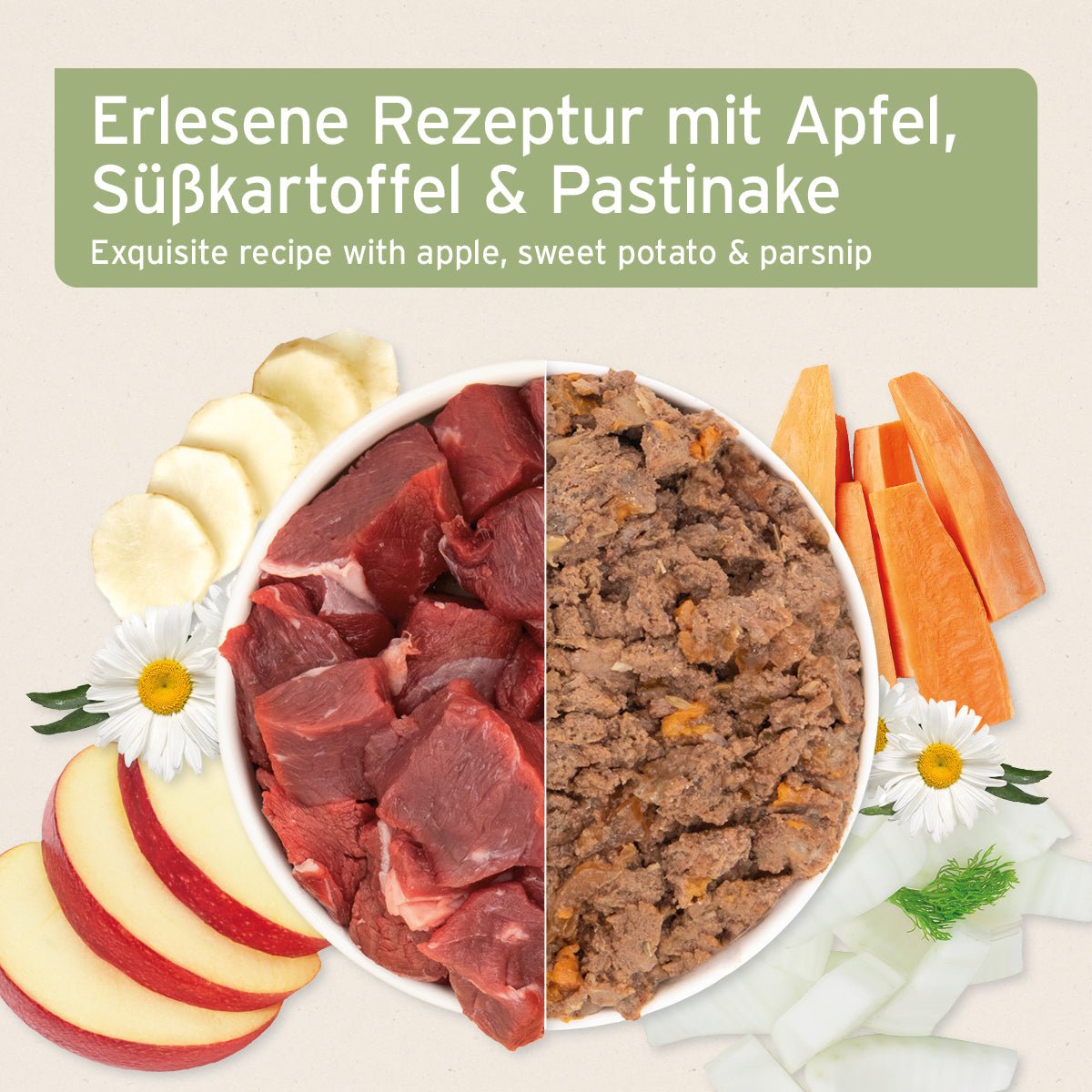 Nassfutter RanchHorse – "Pferd mit Süßkartoffeln & Äpfeln" - AniForte