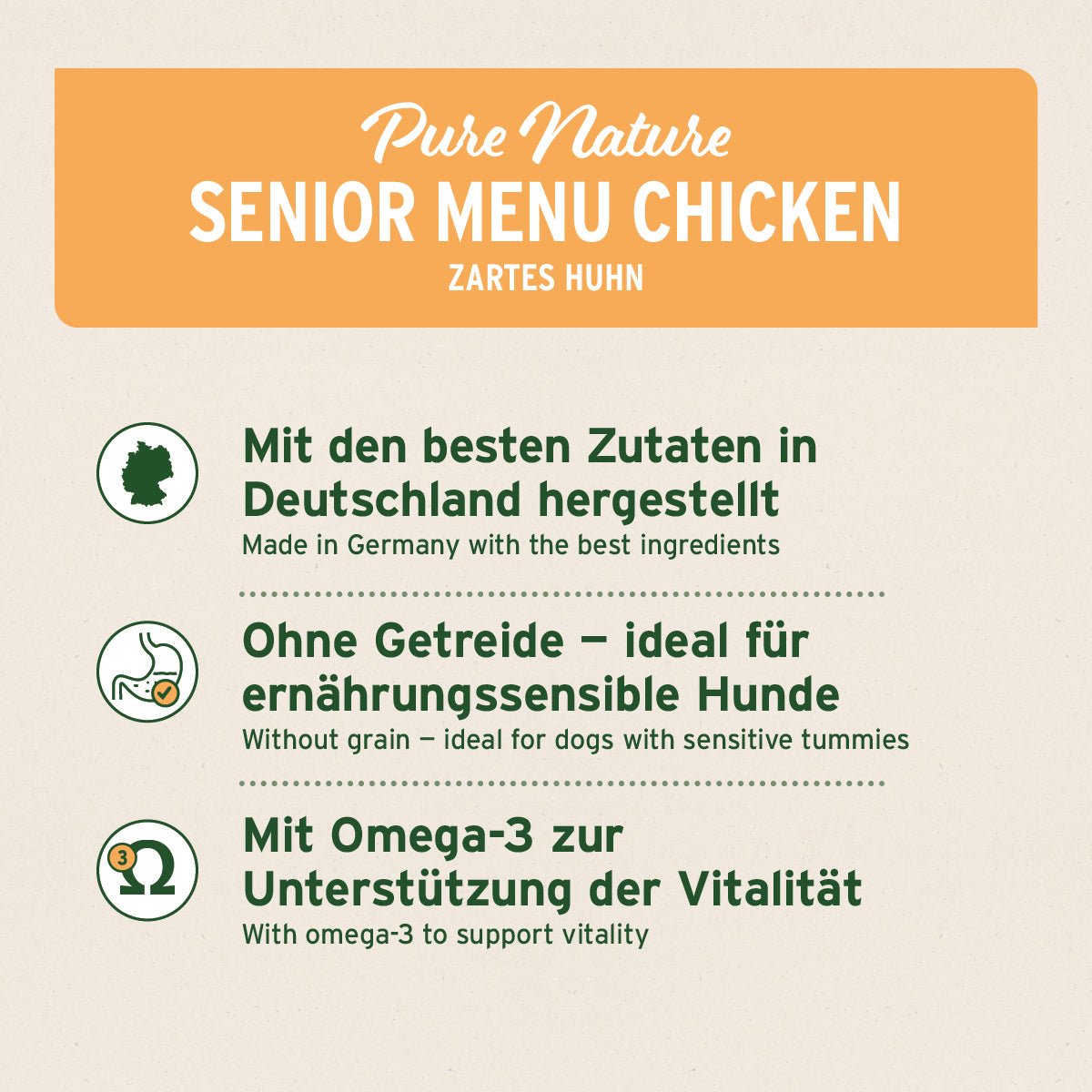 Nassfutter SENIOR Huhn - AniForte