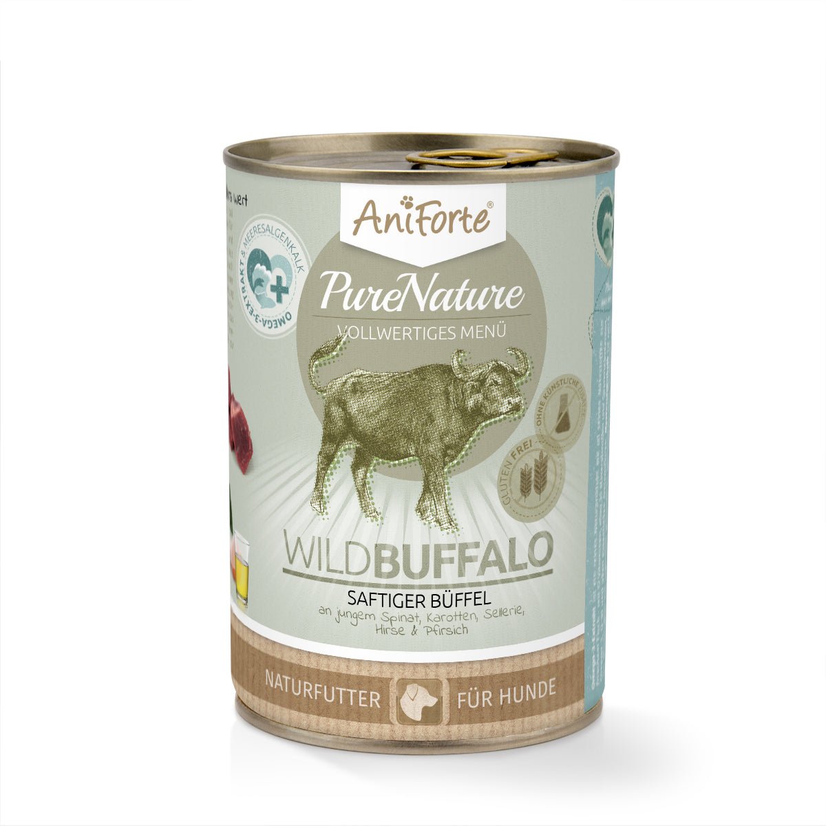 Nassfutter WildBuffalo – "Büffel mit Spinat" - AniForte