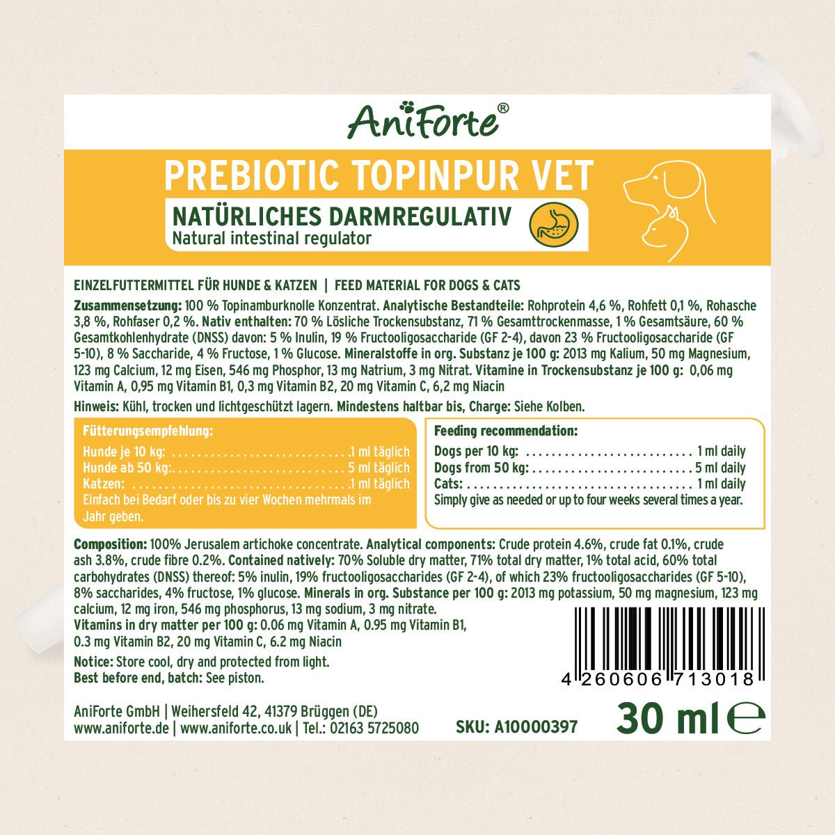 Prebiotic TopinPur VET - AniForte