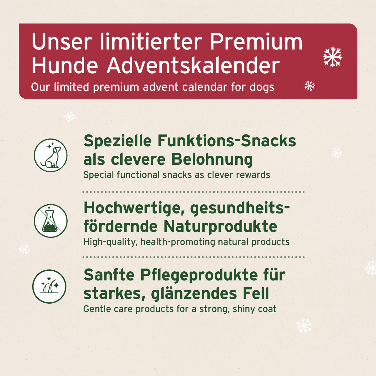 Premium Adventskalender 2024 für Hunde - AniForte