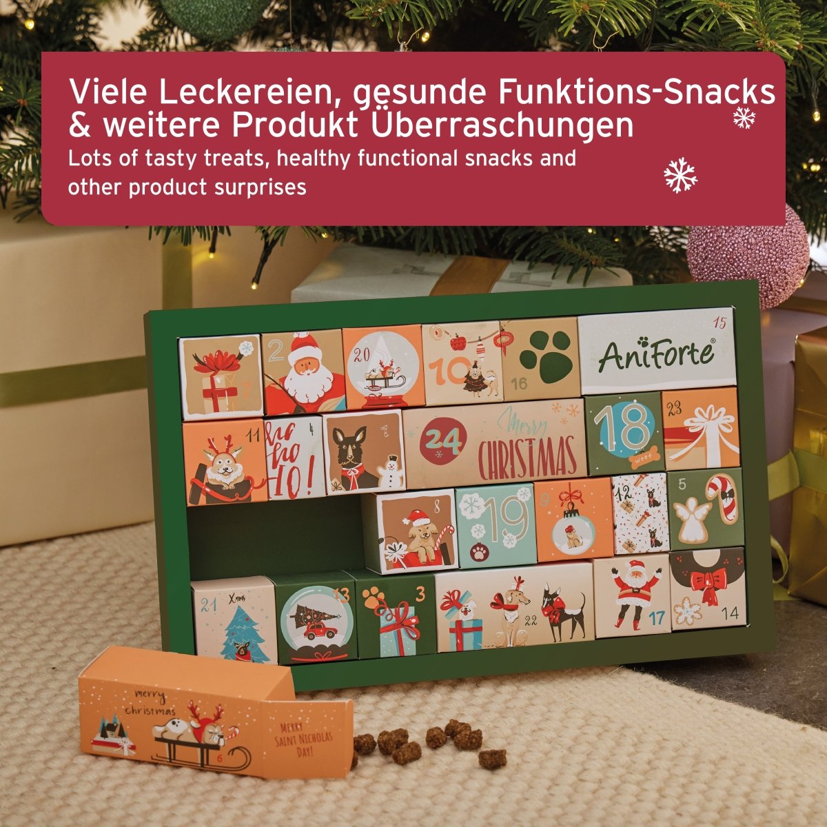 Premium Adventskalender 2024 für Hunde - AniForte